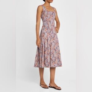 Veronica Beard Jolie Paisley Midi Dress